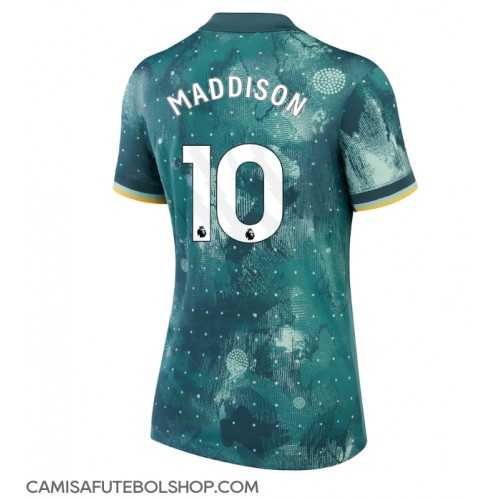 Camisa de time de futebol Tottenham Hotspur James Maddison #10 Replicas 3º Equipamento Feminina 2024-25 Manga Curta